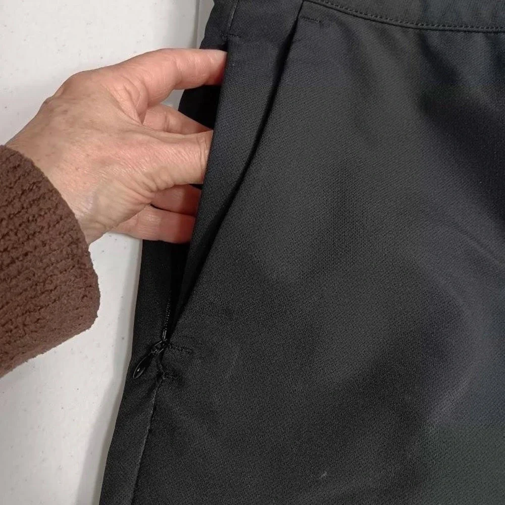Banana Republic Pants Mens 40x32 Black‎ Slim Fit Microfiber Zip Pocket Trousers